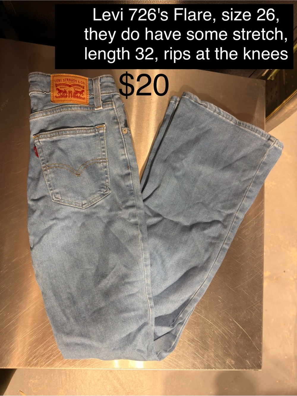 Levi's Light Blue Flare & Wide Leg Jeans